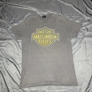 Harley-Davidson Eagle Motorcycle T-shirt Unknown Size Grey Coralville, IA